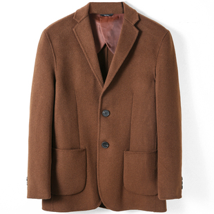 三轻奢双面羊绒牛皮纸样352外套加厚DIY1:1男装打版服装剪裁图纸