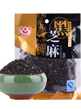 富昌熟黑芝麻100g*2袋杂粮米代餐