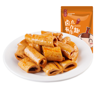 三圣宫七星椒香辣卤豆笋豆皮熟食豆筋凉拌菜下酒菜开江豆笋128g
