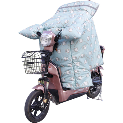 小型挡风被加厚保暖连体