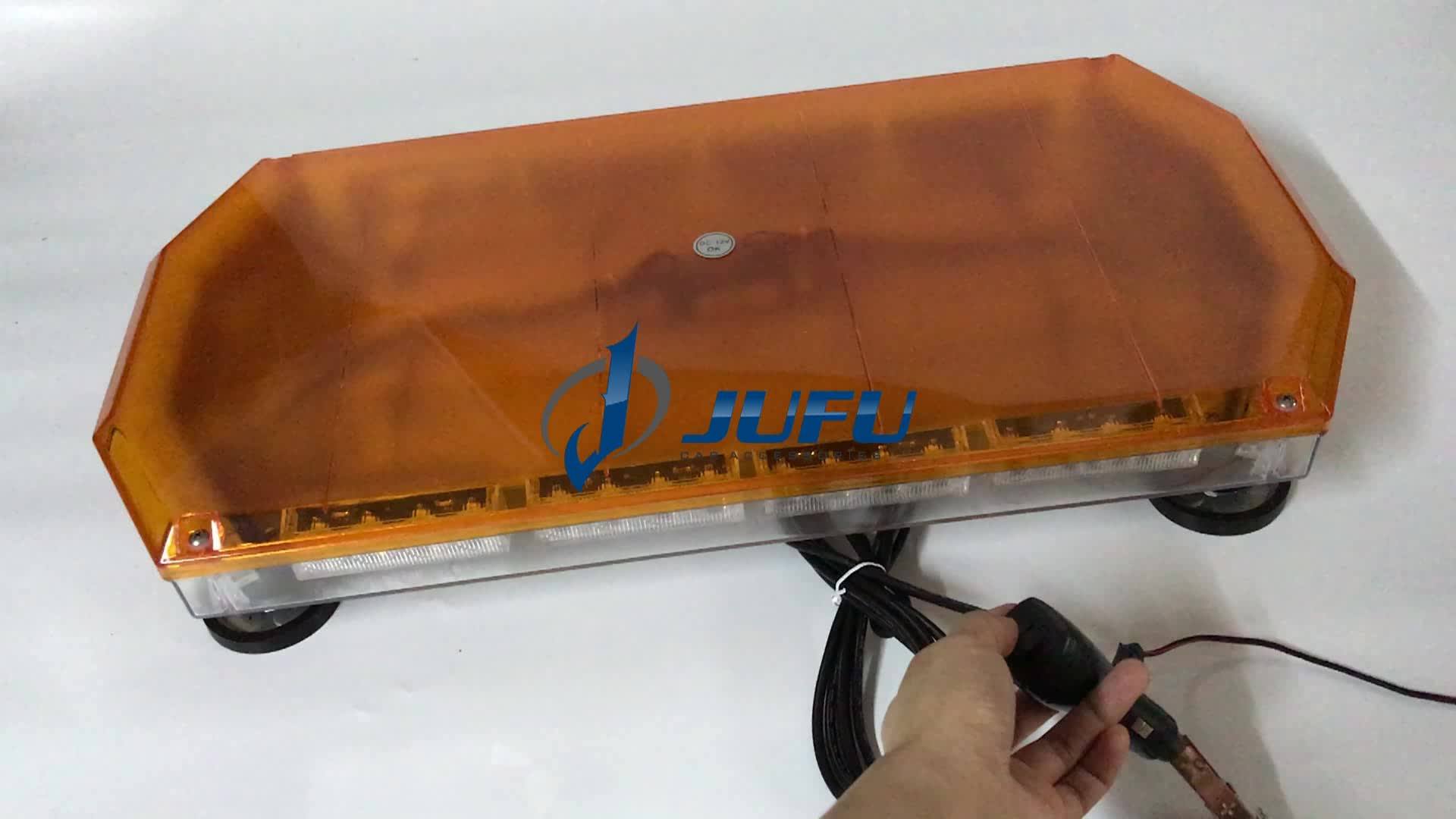 24 Inch Red Blue Amber Led Light Bar Flashing Warning For Tow/plow