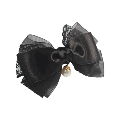 手工头饰发夹蕾丝蝴蝶结包邮