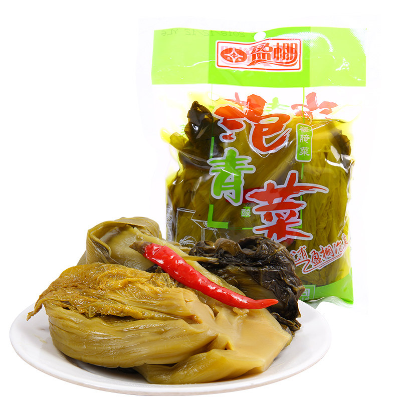 四川泡菜盈棚泡青菜400G*40包 老坛酸菜鱼粉丝的调料