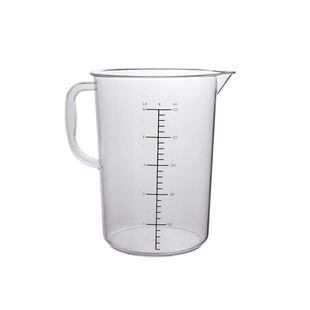 亚克力塑料量杯500ml带刻度PC量水壶加厚3000ml 耐高温奶茶