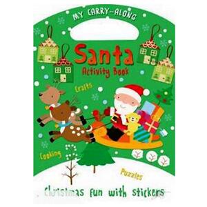【预售】Santa Activity Book圣诞老人活动书 英文儿童互动童书