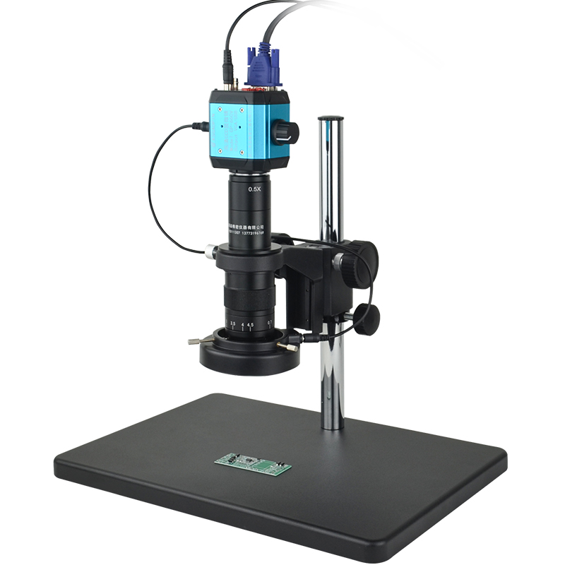 高品GP-660V 电子显微镜测量USB工业高清CCD相机高倍放大维修手机带显示器数码视频专业光学4K三目金相100