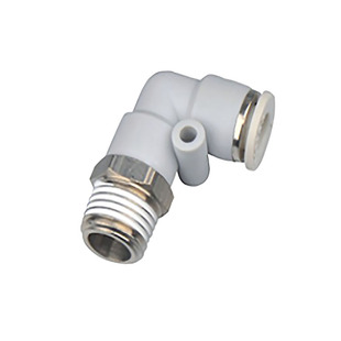 以赛亚ISAIAH气动气管L型IPL4-M5快速快插IPL6-01螺纹直角弯接头