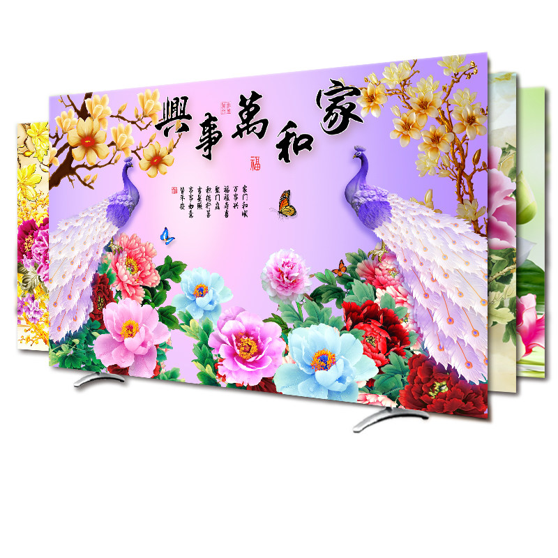 电视罩防尘罩55寸电视机罩挂式电视套防尘套42-50-65英寸液晶布艺