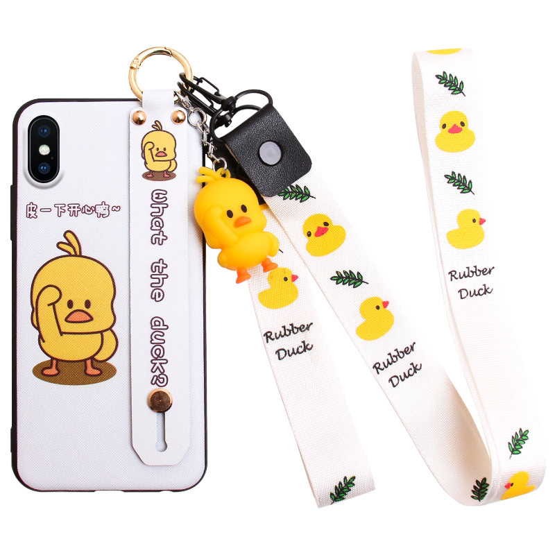 苹果7Plus手机壳8p保护套x软壳iPhonex手机套8plus全包xs防摔xsmax硅胶xr时尚潮牌个性创意ins网红小黄鸭男女