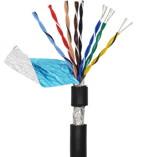 纯铜芯双绞屏蔽信号线RVSP16芯20芯24芯 RS485通讯对绞双屏蔽软线