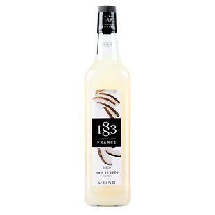 法国进口 1883露田椰子风味糖浆/椰子果露1000ml 调咖啡鸡尾酒