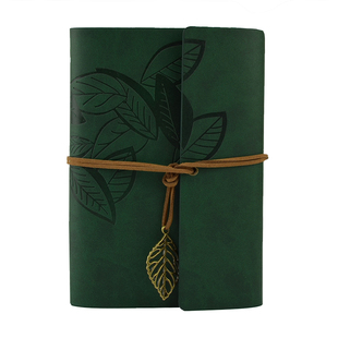 欧式复古旅行日记本手绘小笔记本记事本古风活页本牛皮纸手帐本