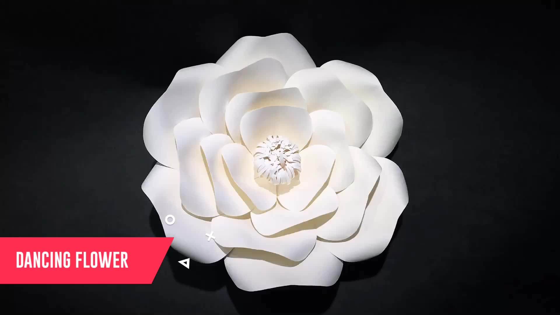 Giant Paper Flowers Diy Baby Shower Decorations Pink 7CD