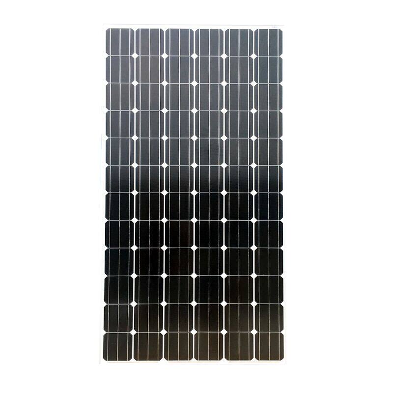 厂家直销200W瓦足功率单晶硅太阳能发电板渔船给12V24V蓄电池充电