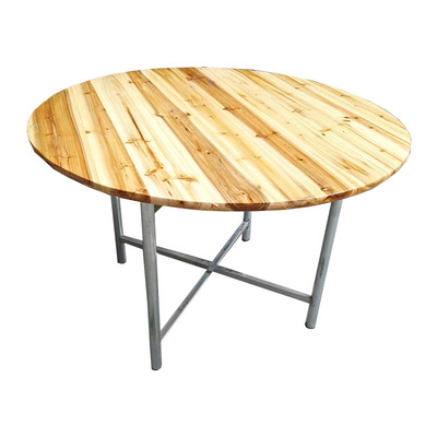 杉木圆形零售传统中式实木圆桌