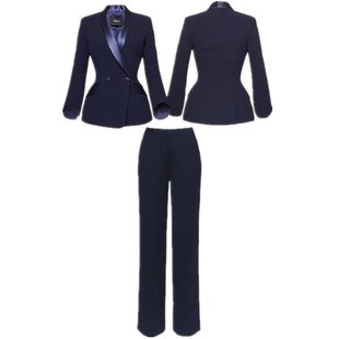 置业顾问女装秋冬医美咨询美业艾燕燕爱尚臣工作服西装套装珠宝店