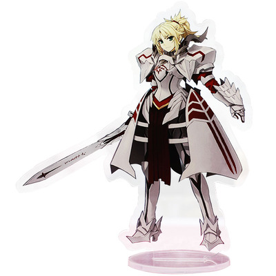 包邮 fateFGO FA伪传骑士装小莫德雷德发光亚克力摆件立板牌立绘