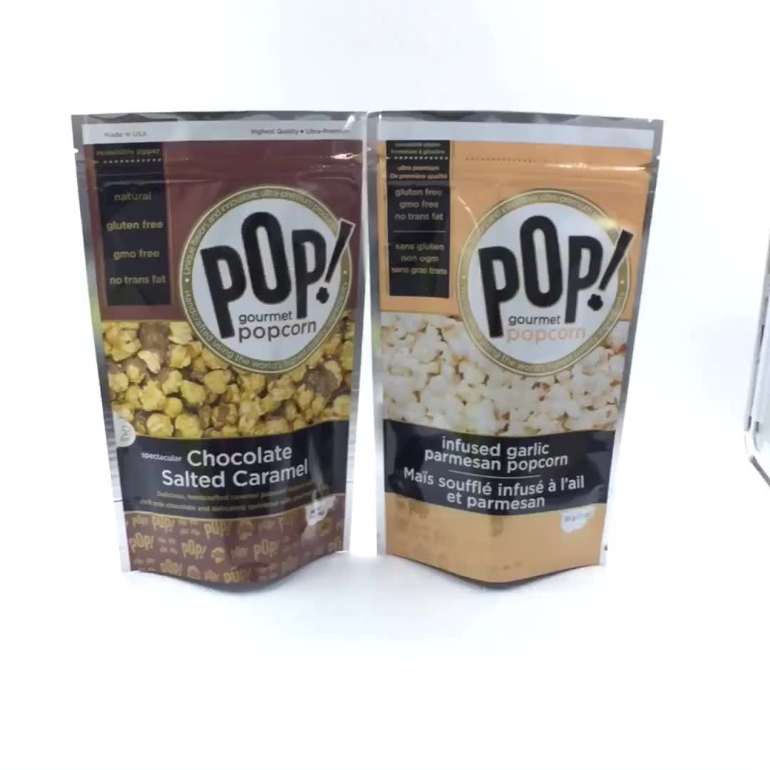 Custom Printed Plastic Aluminum Foil Laminated Mylar Ziplock Bags For