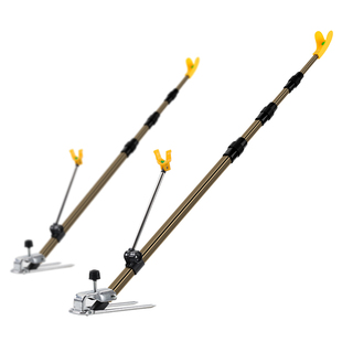 鱼竿支架铝合金炮台支架鱼竿手杆架带地插钓鱼竿支架