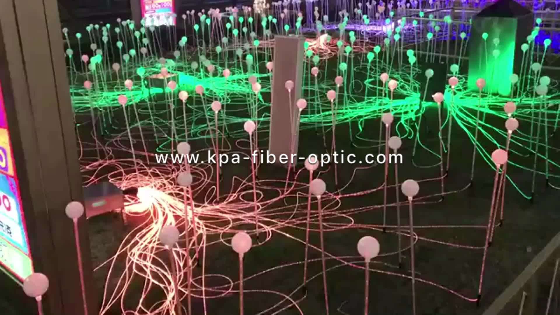 45w Led String Light Fiber Optic Firefly Ball Light For Outdoor