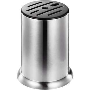 齐林菜刀不锈钢刀架刀座刀桶厨房筷子置物架家用刀具多功能收纳架