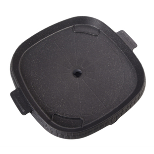 脉鲜进口韩国煎烤盘烧烤盘烤肉盘五层不粘涂层含支架带漏油孔