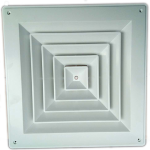 新风系统ABS散流器吊顶排风口 中央空调出风口 散流器 方形排风口