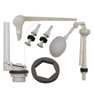 老式分体浮球抽水马桶配件座便水箱配件 进水阀 排水阀 扳手开关