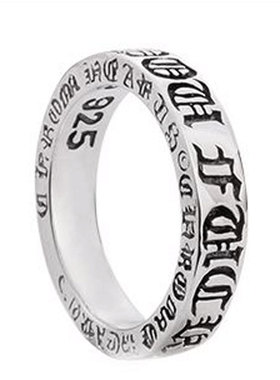 原创日韩个性对戒纯银Forever