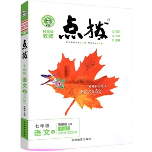 2024点拨七年级上册下册全套语文数学英语物理化人教版外研北师荣德基特高级教师点拔训练难题名师点播初一同步教材解读完全解读