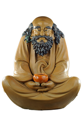 大师精品家居门招财达摩石湾陶瓷