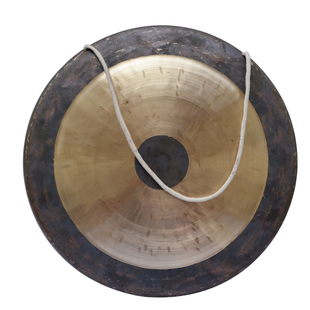 青铜锣配锣架开业庆典40 50 60 70 80cm1米开道大锣纯手工黑抄锣