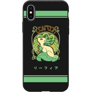 叶伊布宝可梦适用iPhone16全包14/12/13苹果15Pro玻璃XsMax手机壳XR磨砂华为荣耀OPPO小米VIVO安卓硅胶保护壳