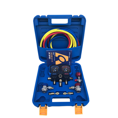 汽车空调加氟表双表阀冰种冷媒