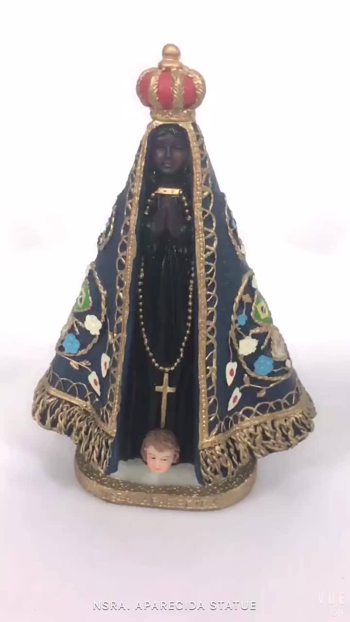 Resin Religious Brazil Virgin Mary Statue For Christmas Decoration