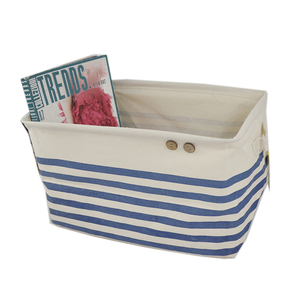 化妆品收纳盒棉麻布艺收纳箱玩具桌面整理盒零食宿舍书本储物盒袋