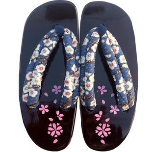 木屐女日式凉拖拖鞋cos日本人字拖厚底木拖鞋夏高跟外穿中国风