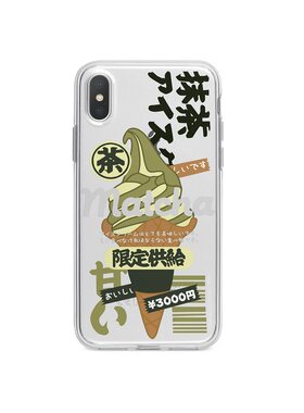抹茶夏天简约日系透明手机壳