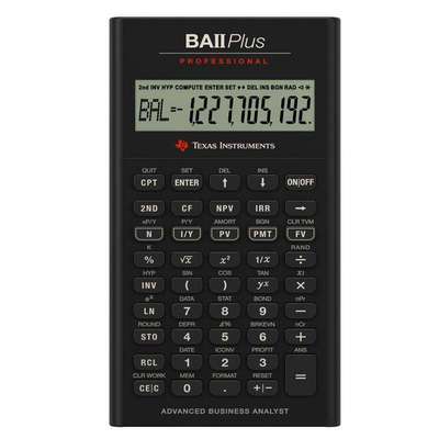 德州仪器 TI BA II Plus professional 专业版 CFA FRM金融计算器