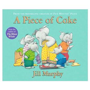 【现货】The Large Family All in one piece大象家一块蛋糕 英文儿童绘本适合3-6岁