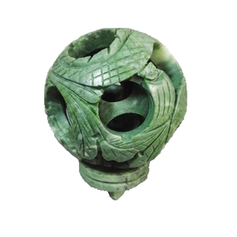 天然南阳玉套球路路通摆件时来运转球居家风水摆件送人礼品