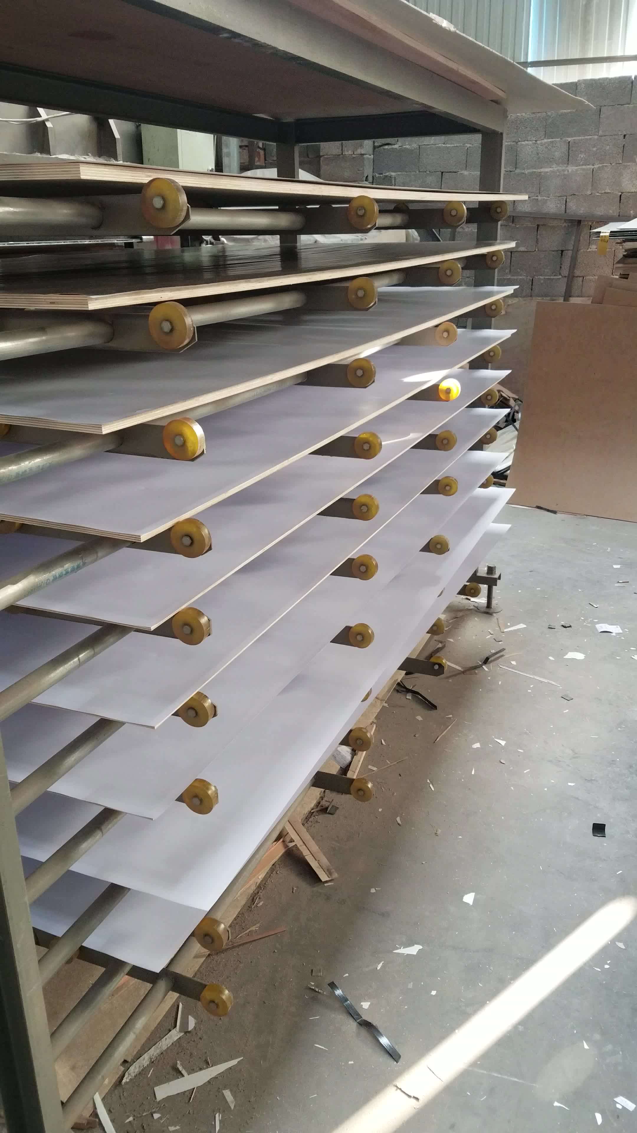 18mm Hpl White Color Double Sided Melamine Plywood For Vietnam/mfc