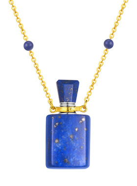 天然青金石芳香s925银配饰