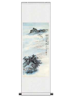 山水人物画国画挂画客厅装饰画