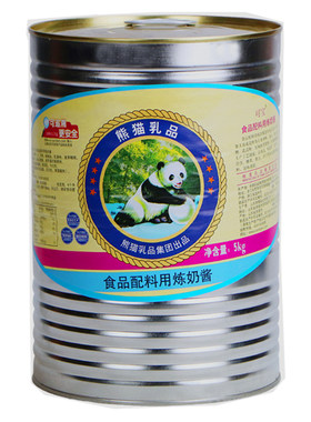 熊猫炼乳酱甜点饮品配料奶茶用