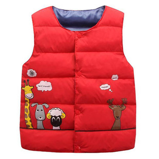 服装裁剪纸样男童女童羽绒服背心棉服马甲童装马夹衣服样板图模板