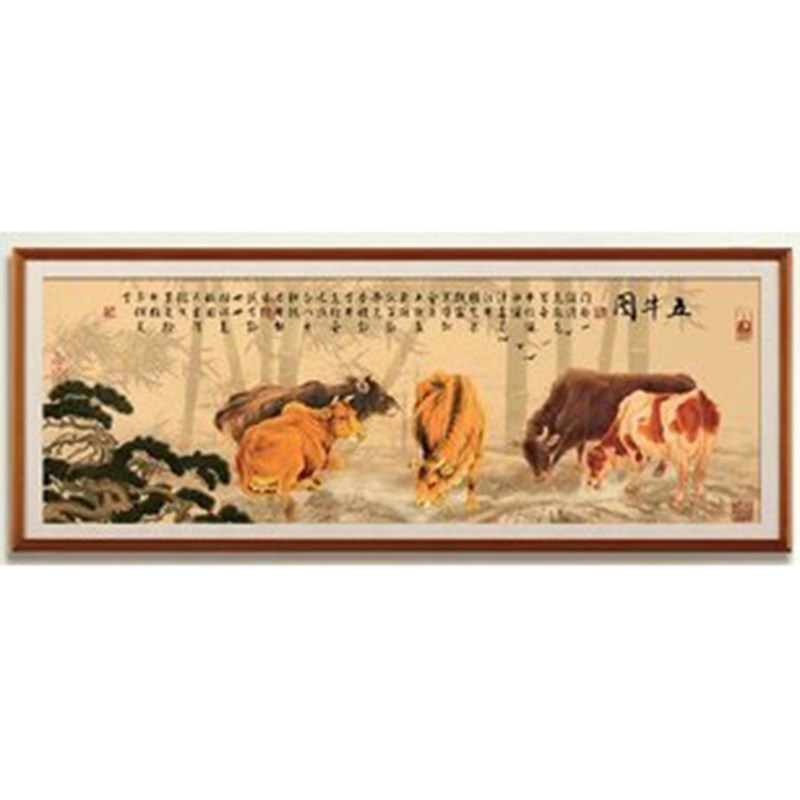 大幅包邮新款客厅大画十字绣DMC