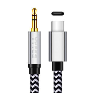 YYTCG Type-c转3.5mm公AUX音频线车载手机接音箱耳机功放连接线