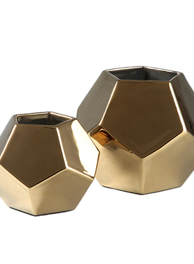 轻奢风陶瓷售楼处家具展厅花器