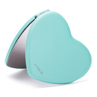 德国miez天使之心化妆镜随身便携小镜子简约小清新全金属镜面刻字